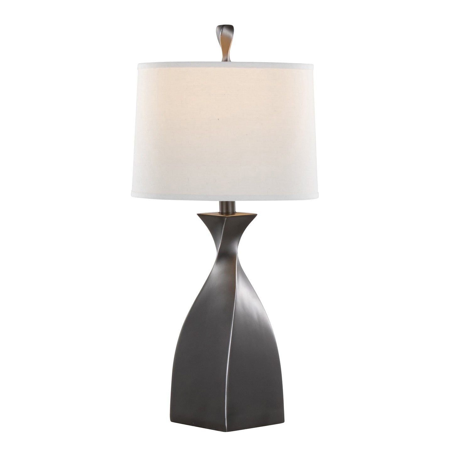 Curvo 30" Contemporary Polyresin Table Lamp - Set of 2