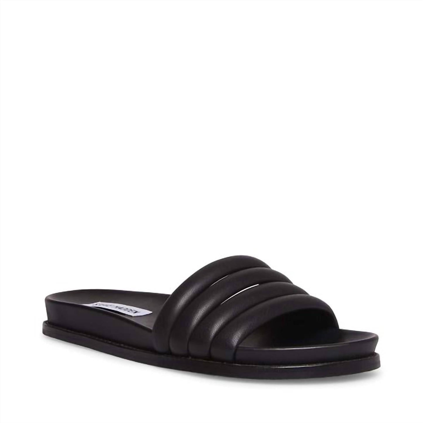 Steve Madden - Women's Drips Leather Slide Sandals