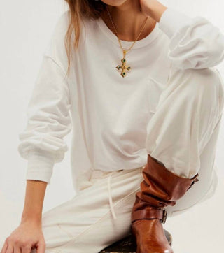 Camiseta de manga comprida Free People - Fade In You