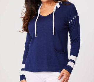 Angel Apparel - Hooded Patch Pocket Top