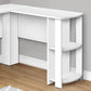 L-Shaped Corner Computer Desk with Storage Shelves