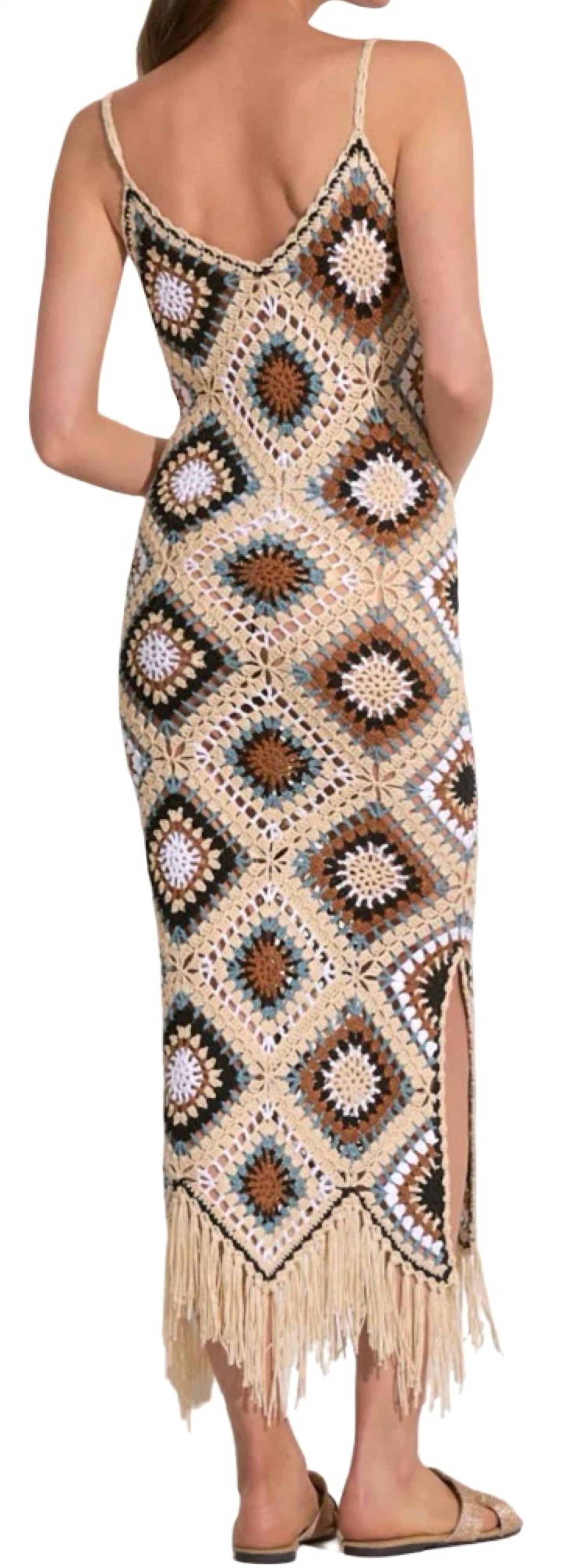 Elan - Crochet Midi Tank Dress