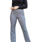 Julia Rose - Felicity Plaid Bootcut Leggings