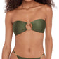 Steve Madden - Cutout Bandeau Bead Bikini Top