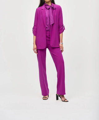 Joseph Ribkoff - Blazer quadrado de malha sedosa