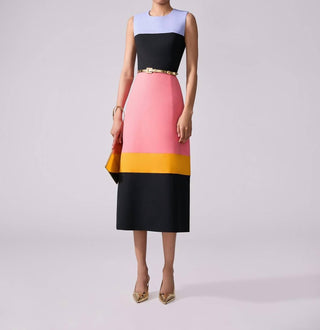 Carolina Herrera - Women's Wool Blend Midi Dress