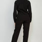 A.C.G. Los Angeles - Midrise Dressy Pants & Button Front Blazer Set
