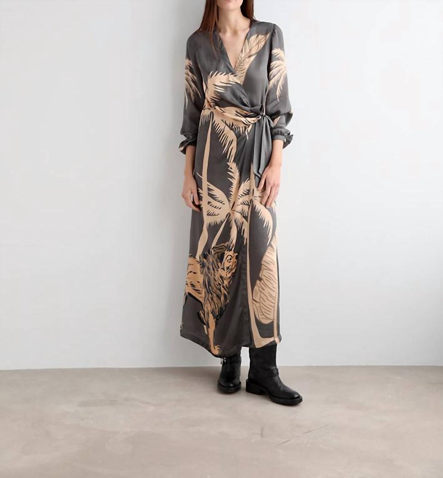 Las Sureñas - Lion Palms Long Dress
