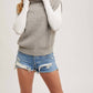 Bluivy - Cassie Turtleneck Sweater Knit Vest