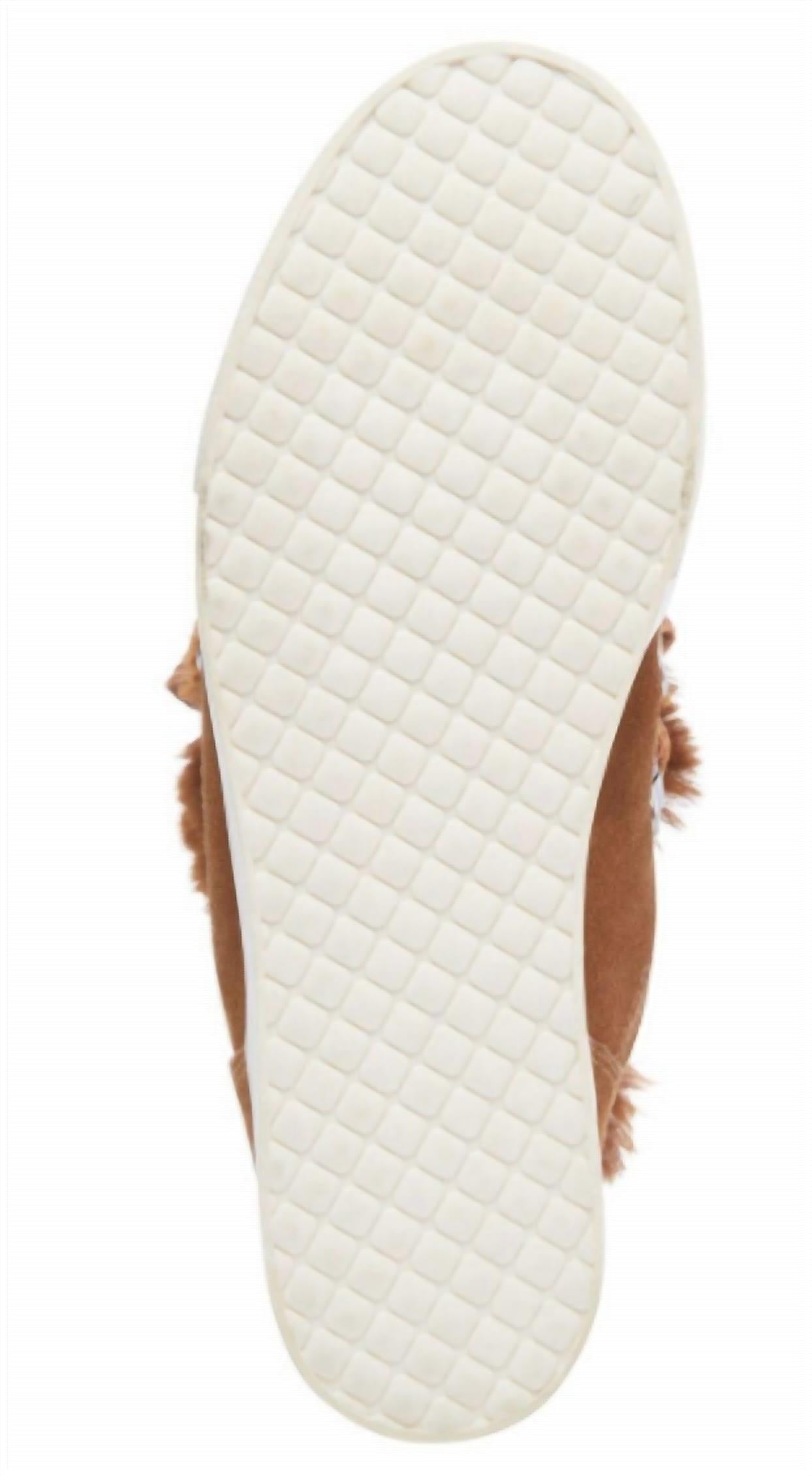 Steve Madden - Women's Suede Faux Fur Lined Wedge Lace Up Sneaker