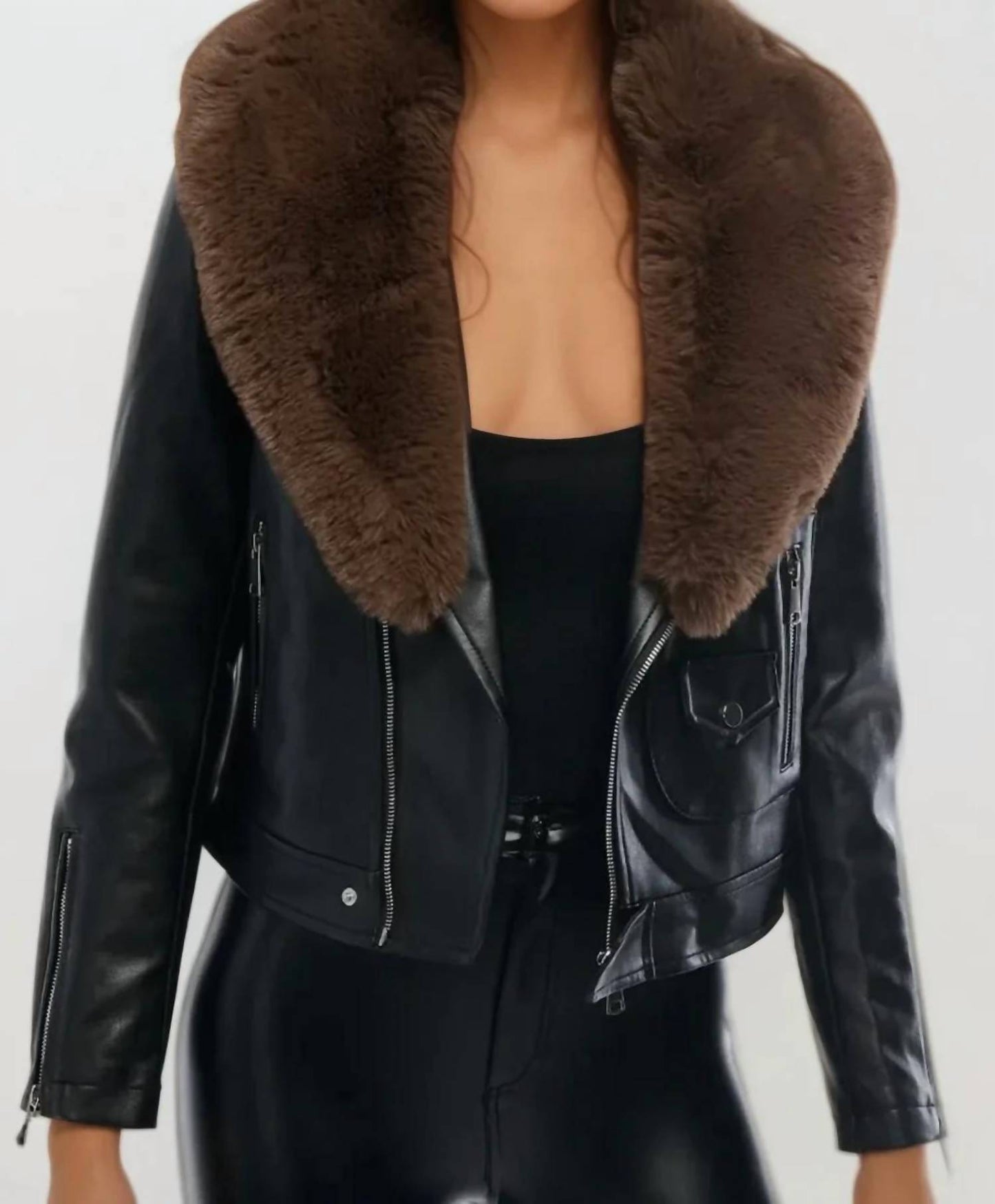 Azalea Wang - Aussy Moto Coat