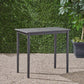 Outdoor Minimalist Acacia Wood Rectangle Bar Table