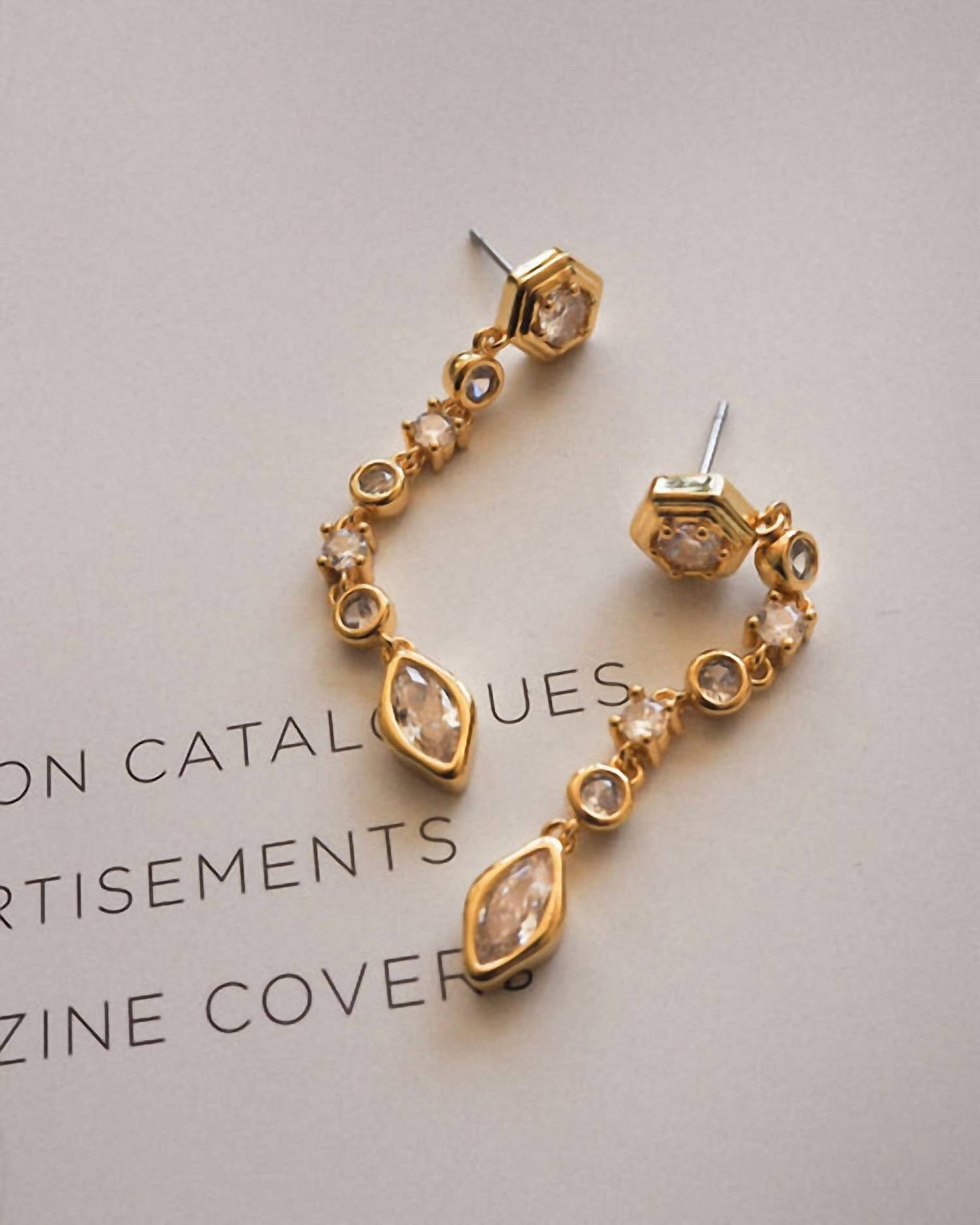 Luv Aj - Women's Stellar Bezel Drop Studs