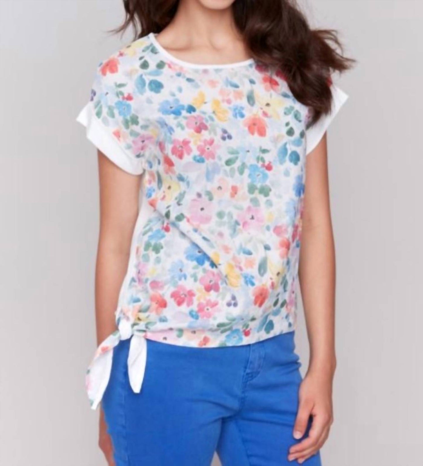 Charlie B - Side Knot Tie Top