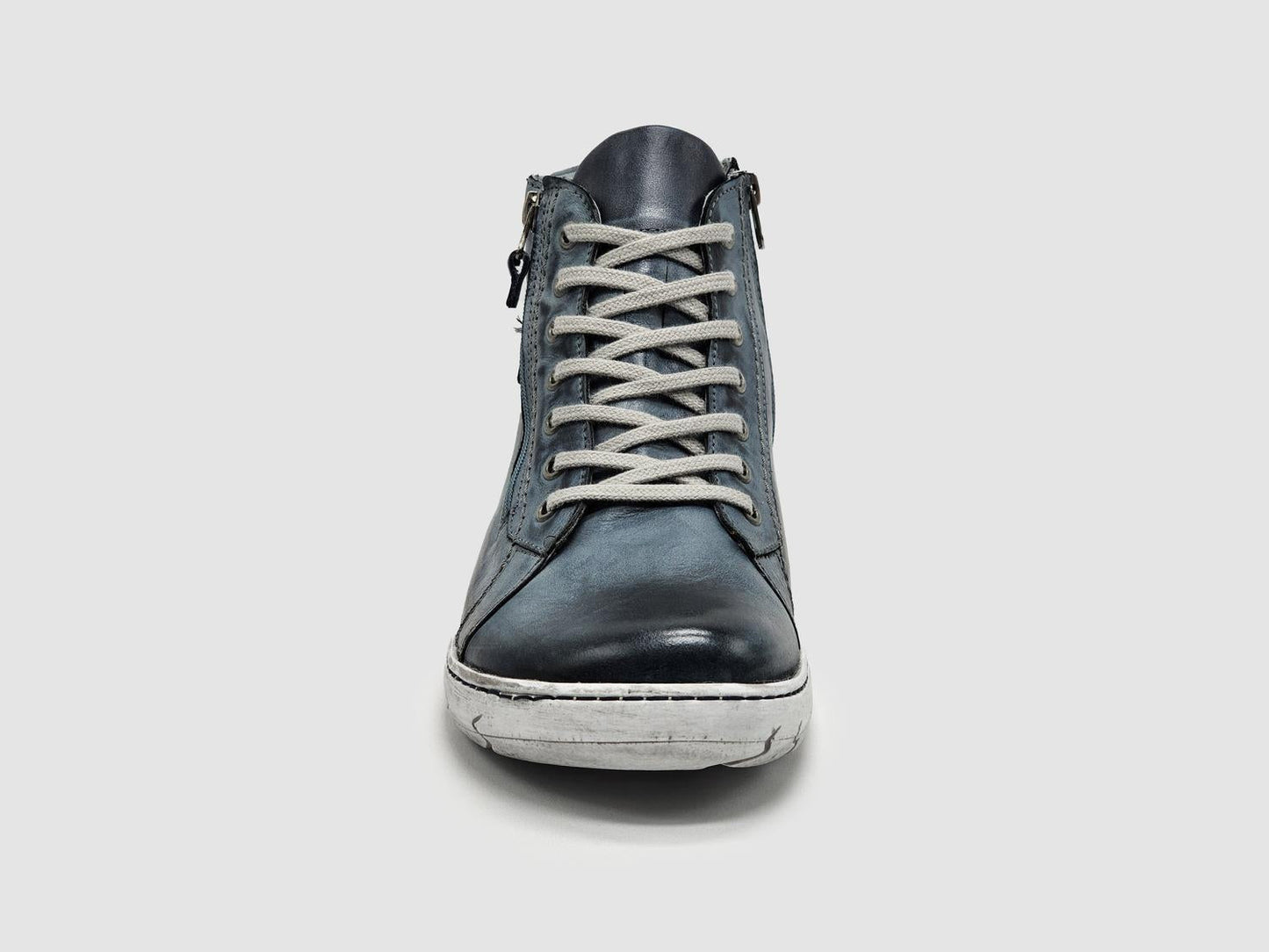 Kcr Group - Men's Original Thick-Wool Lined Zip-Up Leather Boots