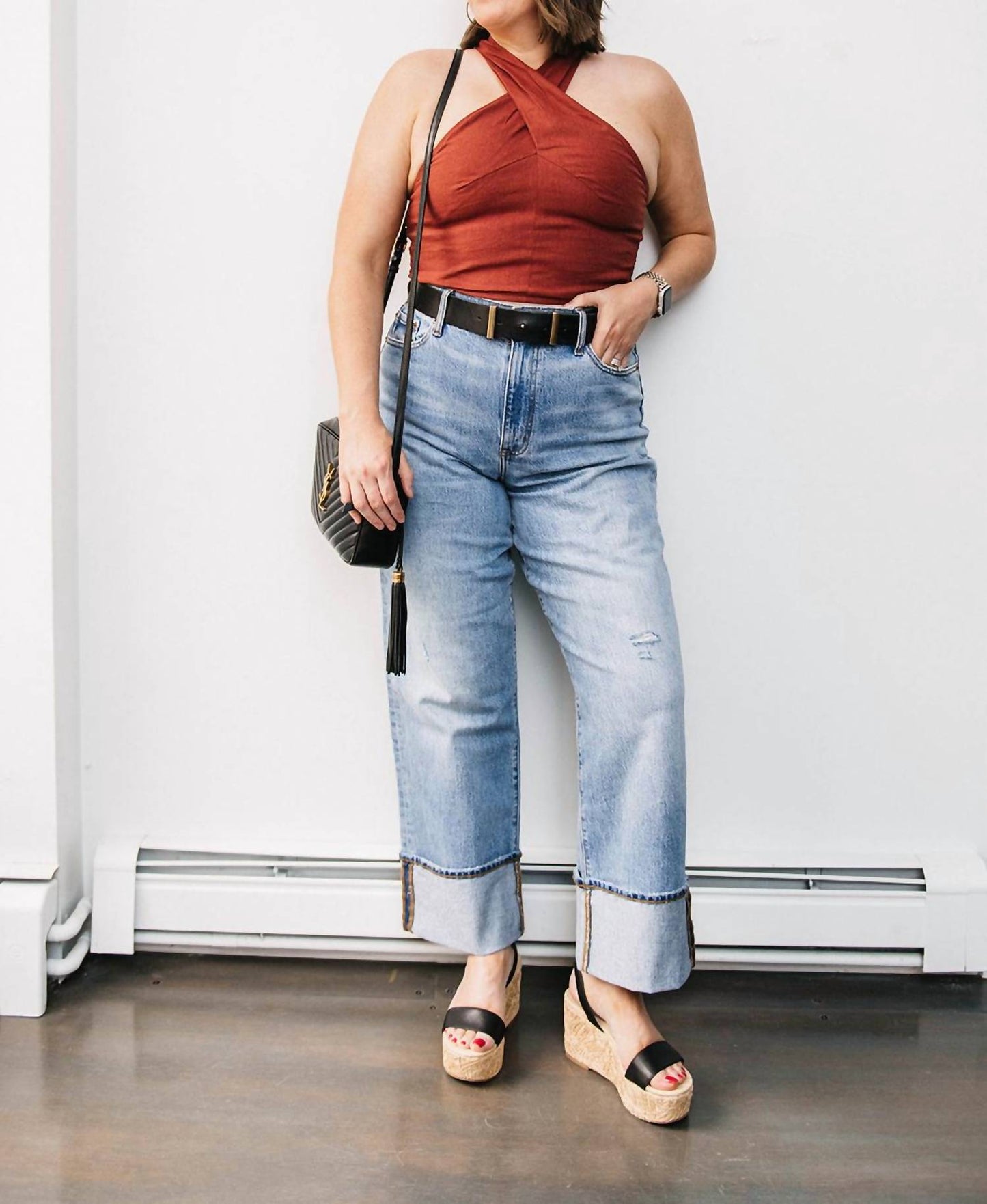 Steve Madden - Twist Neck Crop Top