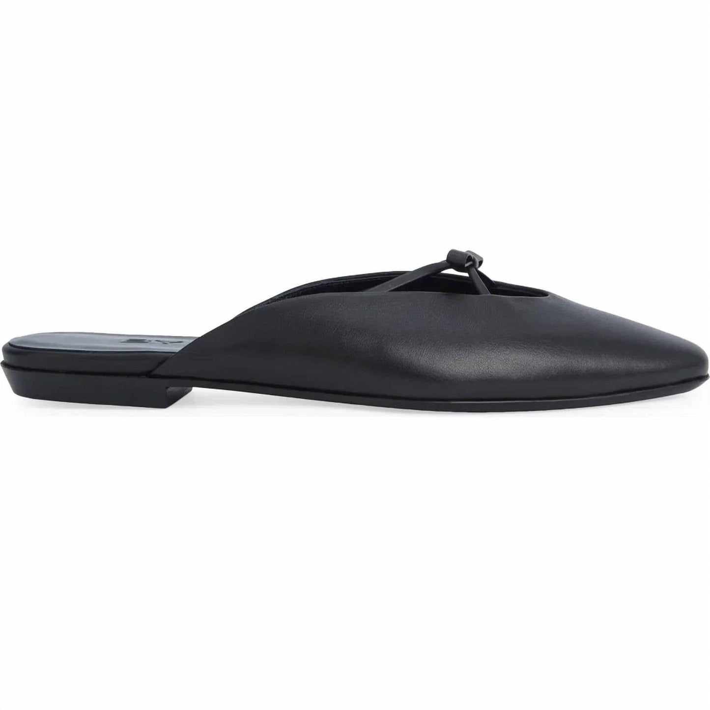 By Far - Women's Finn Leather Bow Ballerina Mules