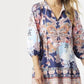 Coco + Carmen - Smocked Mini Dress With Tie Neck