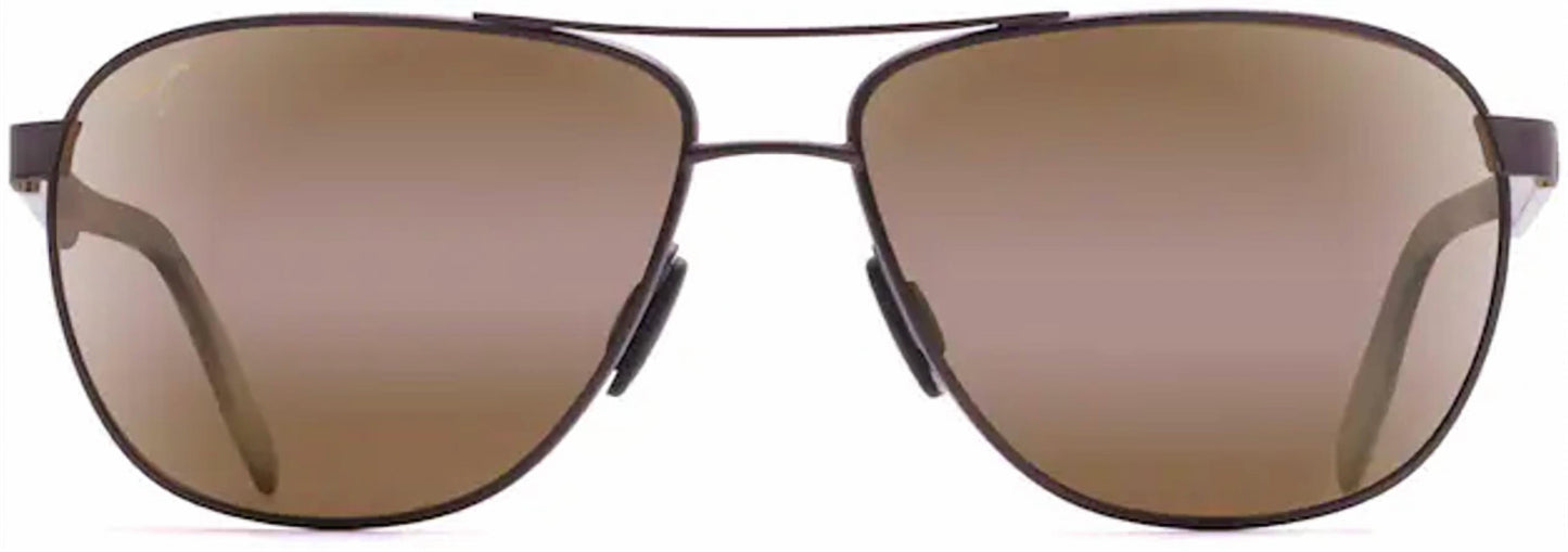 Maui Jim - Castles Polarized Aviator Sunglasses H728 - 01m