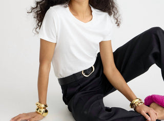 J.Crew - Camiseta Slim Fit de Algodão Pima