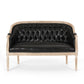 French Country Chesterfield Style Tufted Loveseat