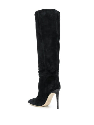 Paris Texas - Botas femininas de bico fino até o joelho