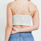Zenana - Crochet Lace Bralette With Bra Pads