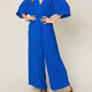 Double Take - Surplice Wide Leg Jumpsuit