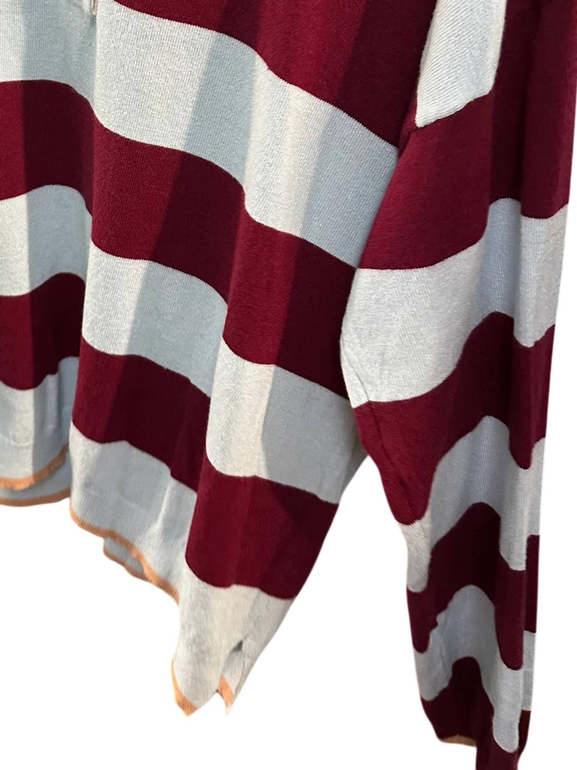 &Merci - Women's Rugby Stripe Long Sleeve Sweater