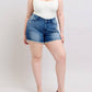 Judy Blue - High Waist V Front W/ Shield Pockets Denim Short