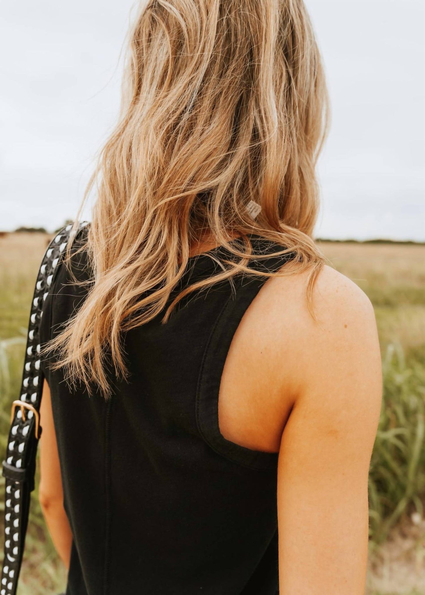 All Us - Metal Trim Western Graphic Tank Top
