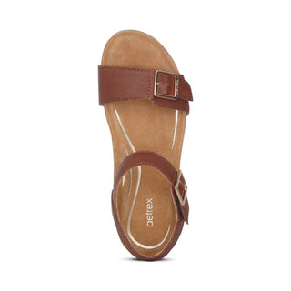 Aetrex - LEXA QUARTER STRAP WEDGE SANDAL