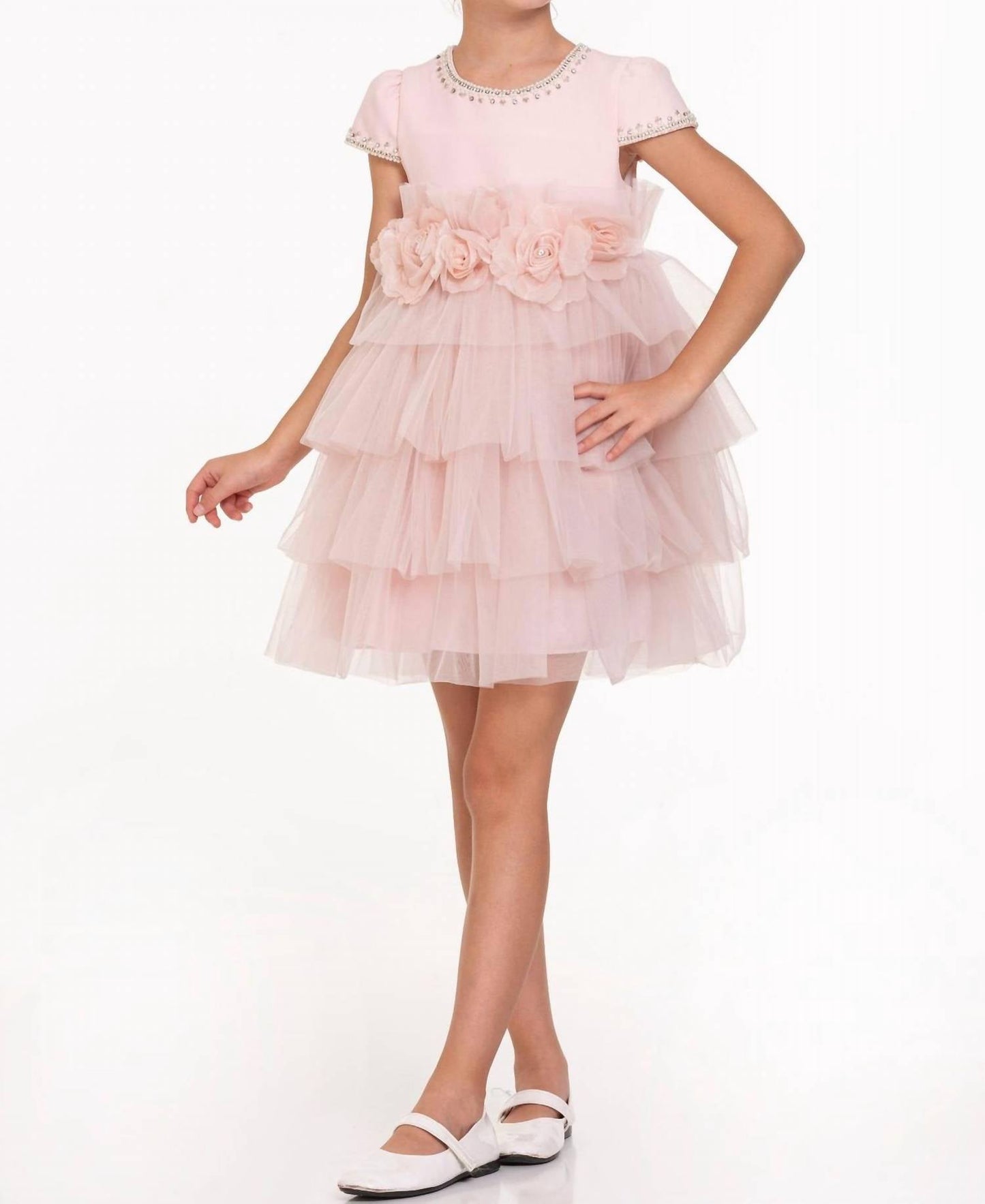 Zaalima Fashion - Tiered Dress For Girls | Elegant Partywear Outfit