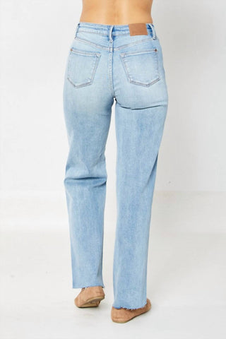 Judy Blue - Rigid 90’s Destroy Straight Leg Jeans