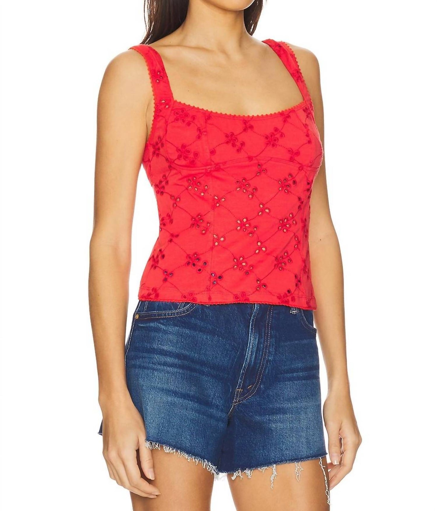 Free People - Full Bloom Semi-cropped Top