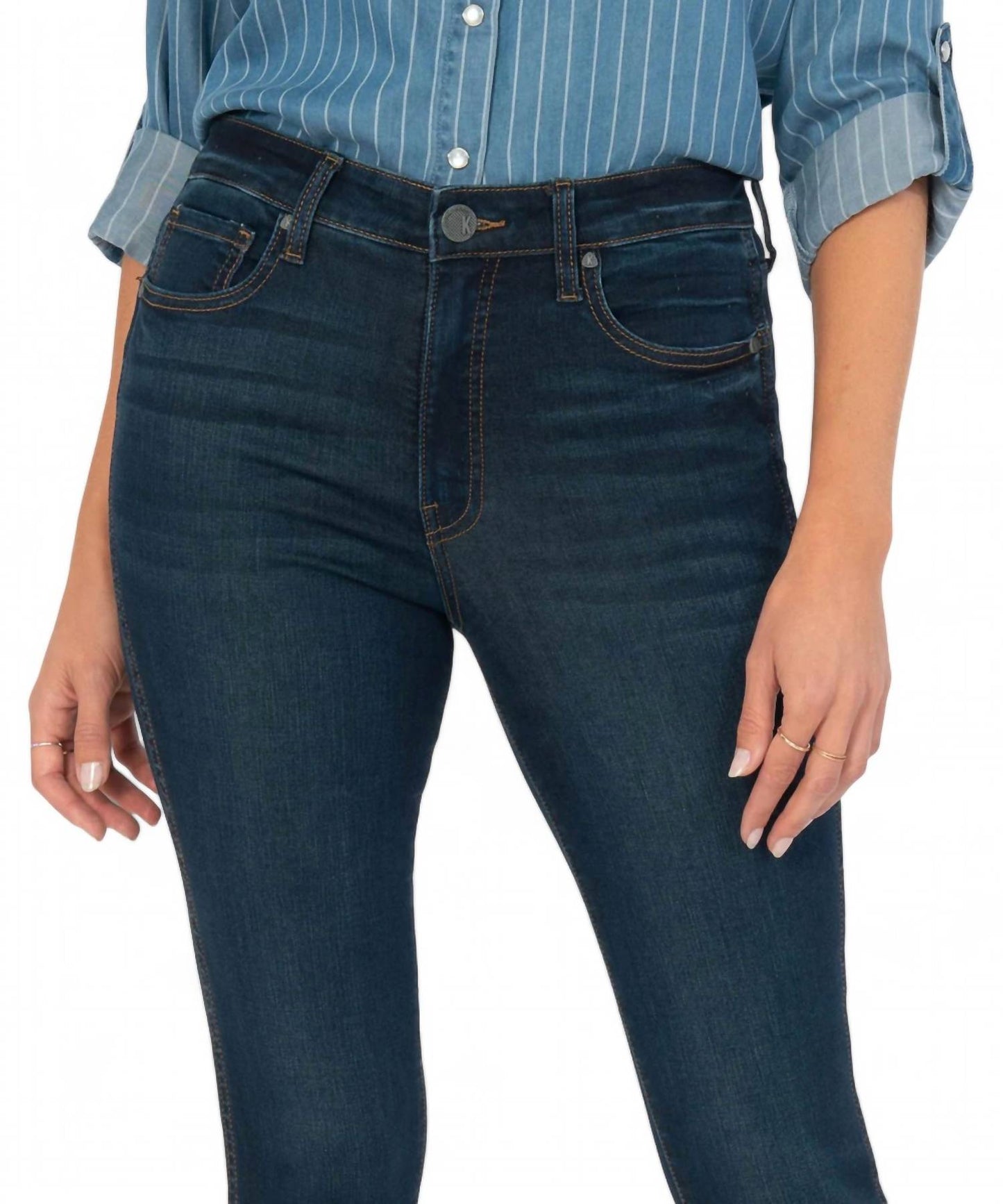 Kut From The Kloth - CONNIE HIGH RISE-FAB AB-ANKLE SKINNY RAW HEM JEAN