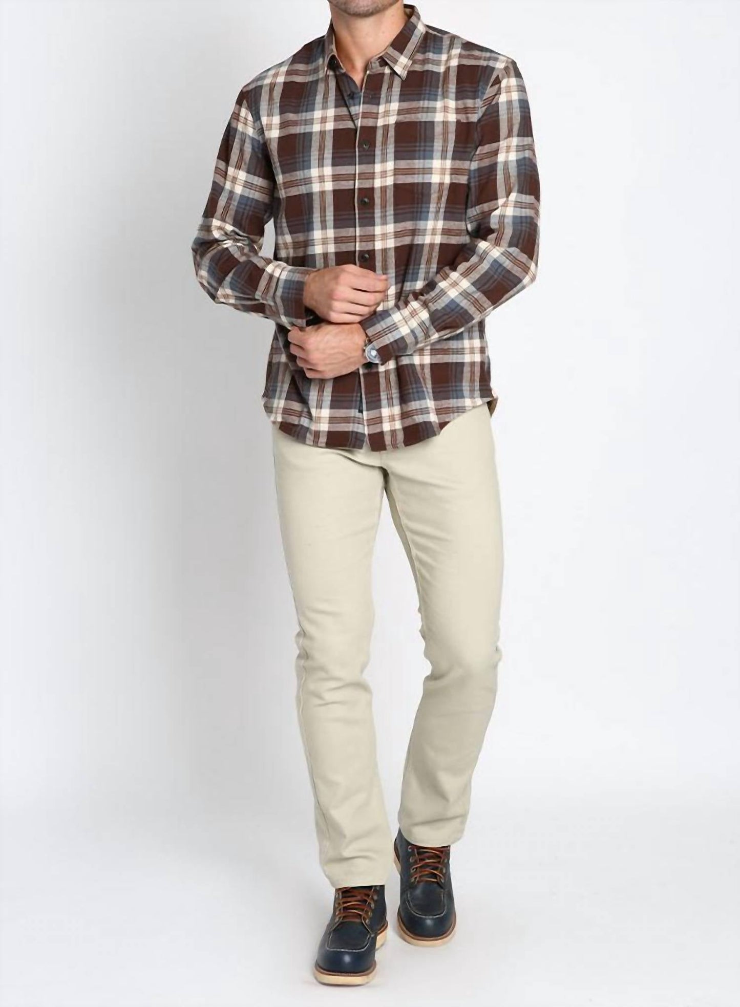 Jachs New York - Stretch Midweight Flannel Workshirt