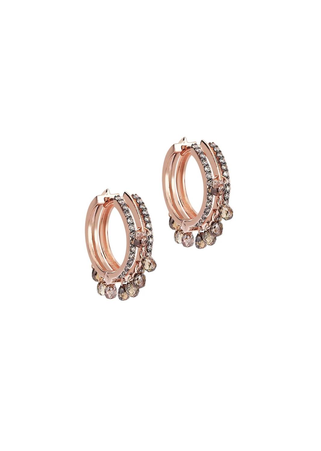 Kismet - Women's Esmeralda Pave Hoop Earrings