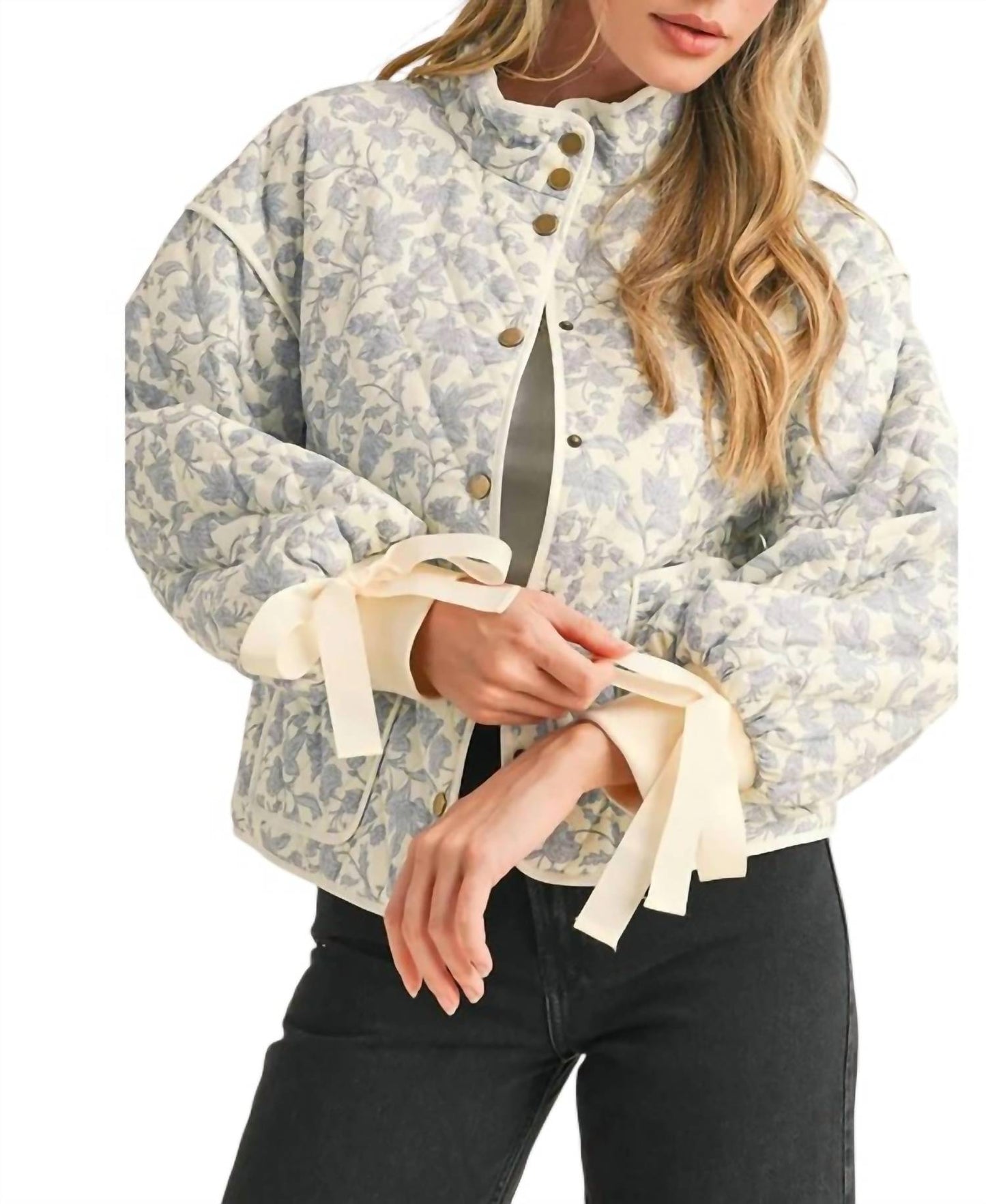 &Merci - Floral Quilted Jacket