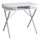 Computer Desk For Home Office, Laptop, Storage Shelves, Modern Convenient Design - White