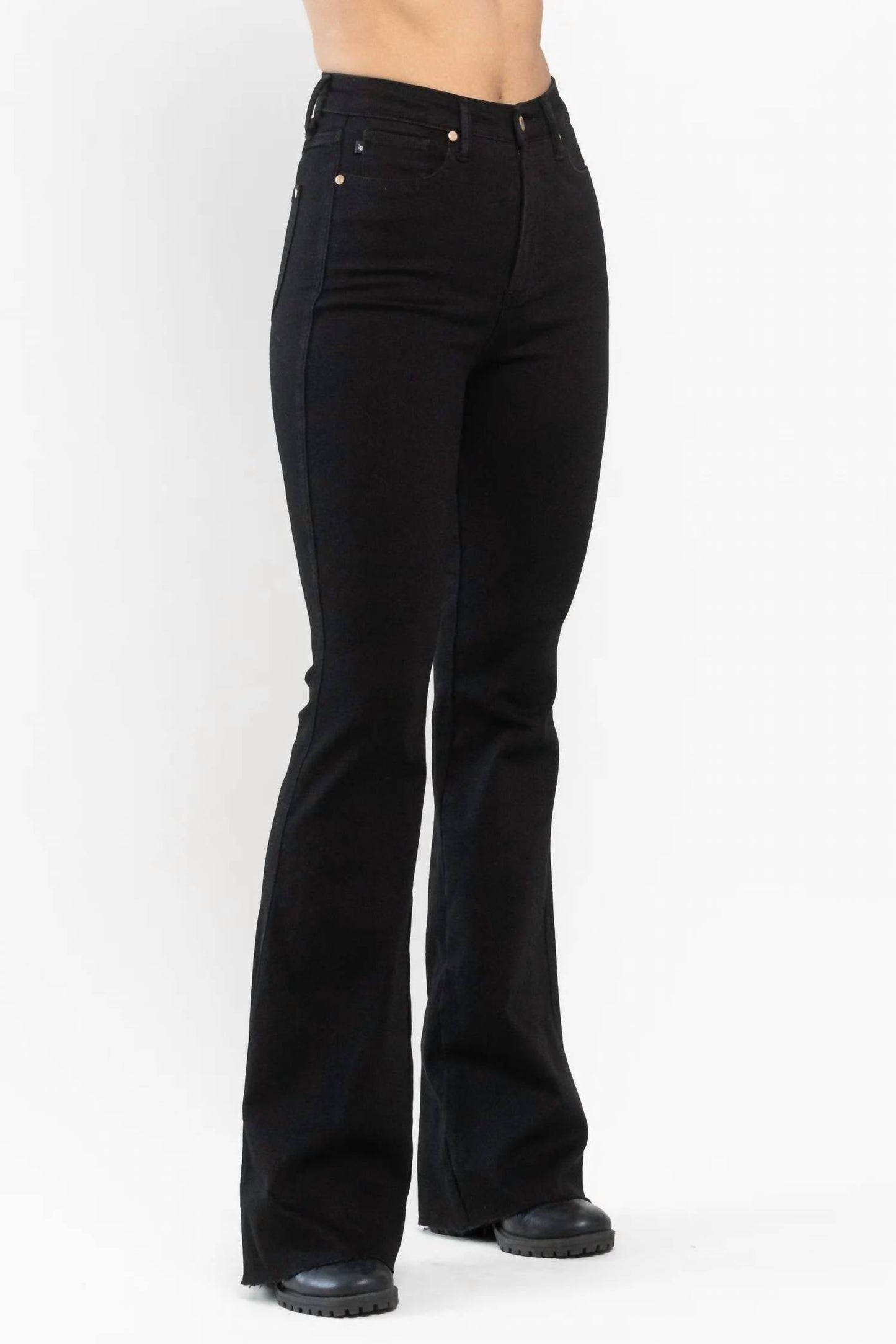 Judy Blue - Tummy Control Cut Hem Flare Jean