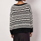 Apricot - Skyline Stripe Sweater