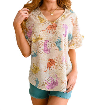 Entro - Lovely in Leopard Blouse