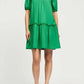 Current Air - Eyelet Ruffle Detail Mini Dress