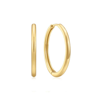 Eklexic - Medium Huggie Hoop Earrings