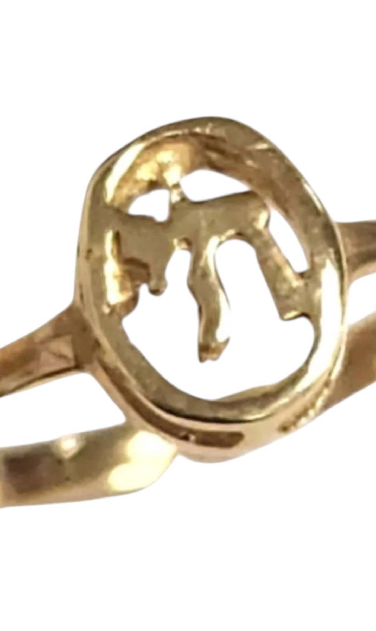 Bareket Fine Jewelry - 14k yellow gold Chai Oval Signet