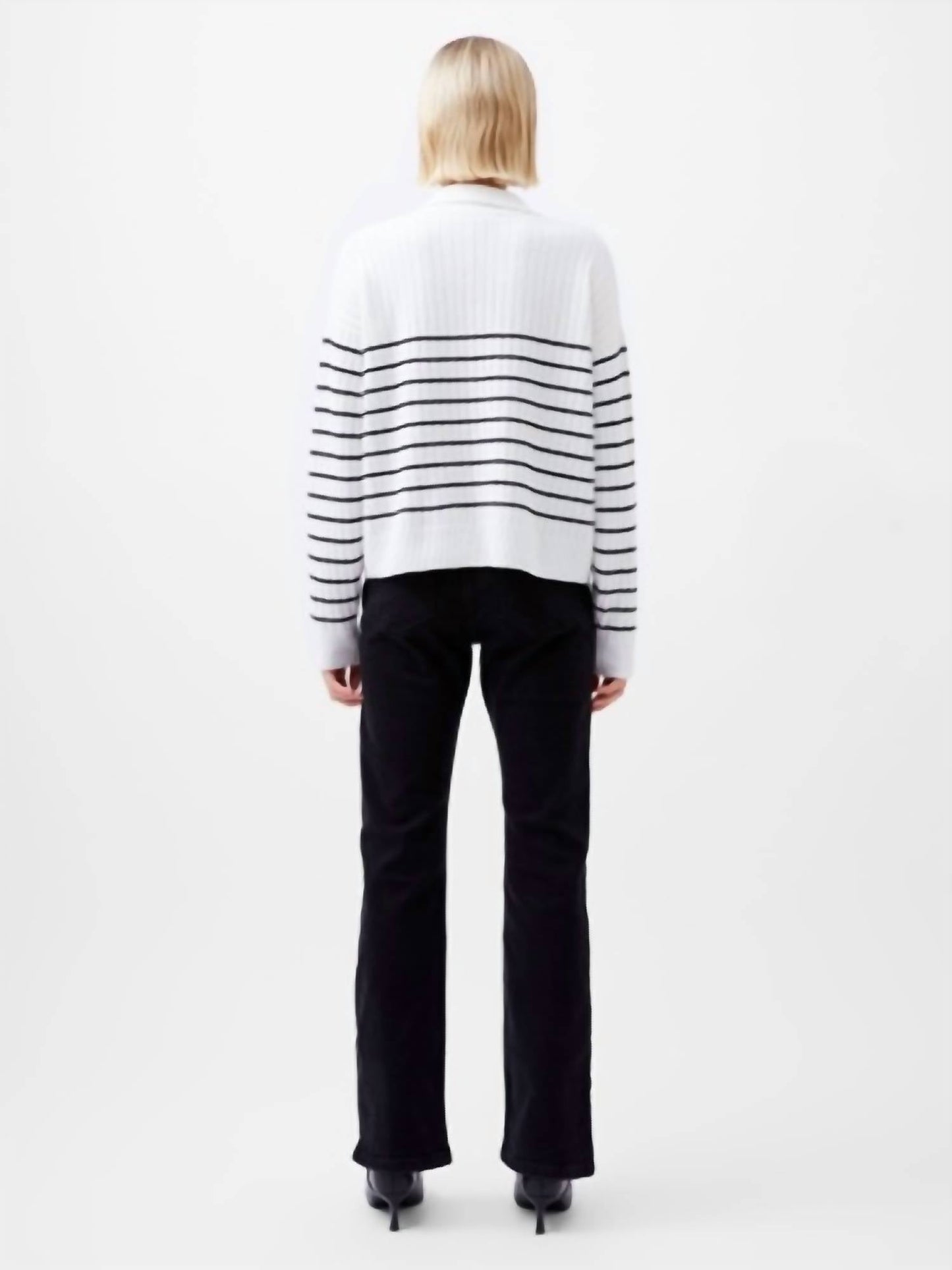 French Connection - Vhari Collar Stripe Jumper