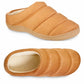 Isotoner - Men's Microsuede Puffer Comfort Hoodback Slippers