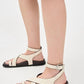 Free People - Women's Anya Crisscross Footbed Sandals