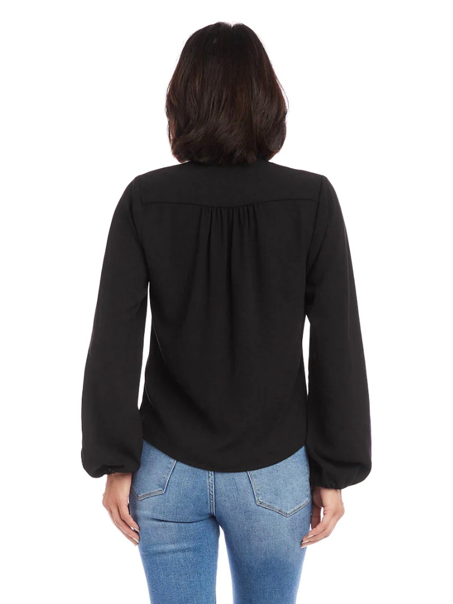 Karen Kane - Blusa com decote canoa